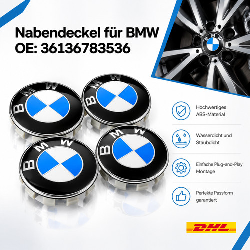 68mm nabenkappen für bmw - für,