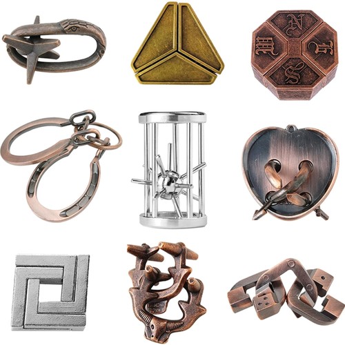 Metal puzzle set - set,