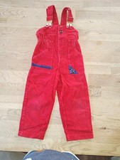 Rote Cord Latzhose Größe 98