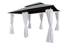 Ersatzdach für Pavillon Cape Town 4x3 - wasserdicht - Pavillondach Dach 3x4 PVC