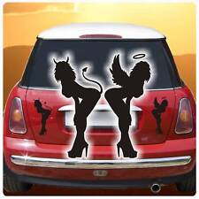Auto Aufkleber Engel Teufel Autoaufkleber Sticker Engelchen Teufelchen A2016 
