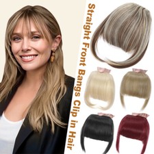 Pony Bangs Clip In 100% wie