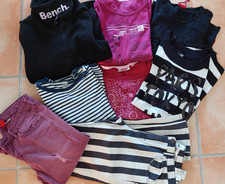 Kleiderpaket Mädchen, ca. Gr. 158-170 , 2 Hosen, 5 Pullis, 1 Jacke, gut erhalten