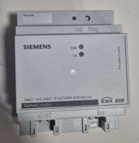 Knx bacnet ip - knx, gateway