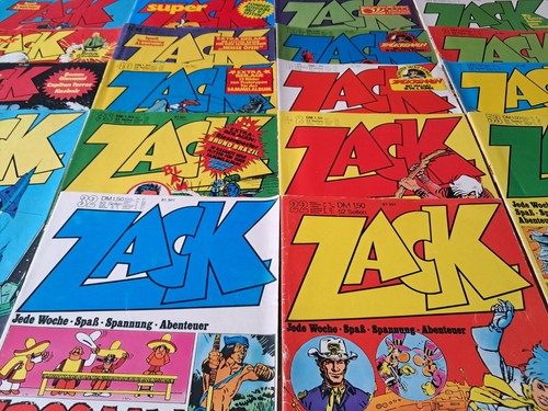 Zack konvolut 18 comichefte - zack,
