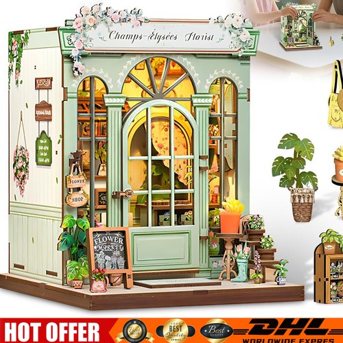 Holz book nook puppenhaus - nook, –