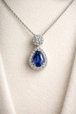 Edle Weißgold-Kette mit