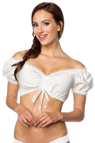Dirndlbluse sexy schulterfrei - sexy,