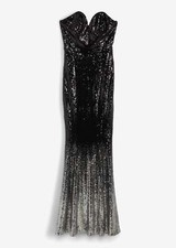 Pailletten-Maxikleid Gr. 36/38