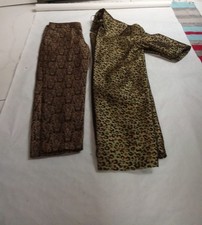 Jacquard-Mantel Khakigrün