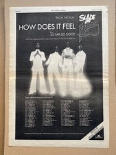 SLADE HOW DOES IT FEEL POSTER