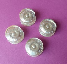 4 Potiknöpfe, gold, speed knobs, Gibson style