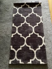 Kurzflor Designer Teppich in skandinavischem Muster Wohnzimmer rechteckig