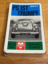 Altes Autoquartett "PS ist