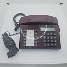 Telekom Telefon  Audiophon 5 rotbraun