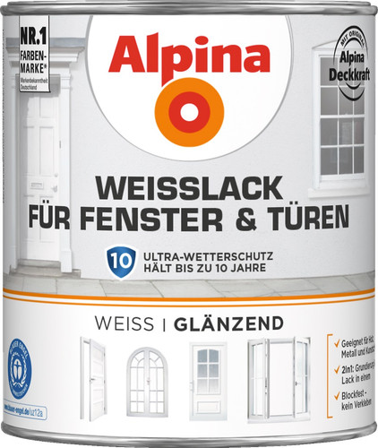 Alpina weißlack für - 2l,