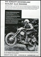 Zündapp GS Modelle, Originale Werbung aus 1970