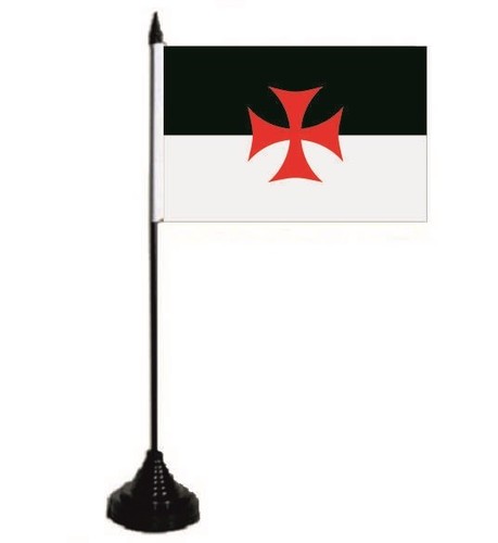 Tischflagge tempelritter - tischflagge,