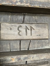 Antikes Holzregal mit Eisenbeschlägen 19. Jahrhundert oder früher Regal Uralt