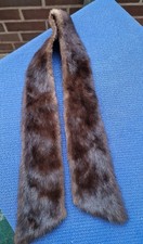 Nerz Stola, braun, Läng 115