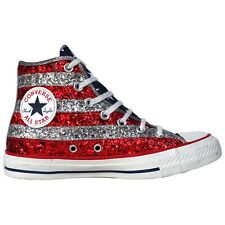 Converse EU 37,5 UK 5 Chucks USA FLAG Limited Edition Chuck Taylor SEQUINS US