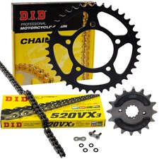 Kettensatz X-Ringkette DID 520VX3 für Suzuki GS 500 E F U EU GS500 GM BK 1994-08