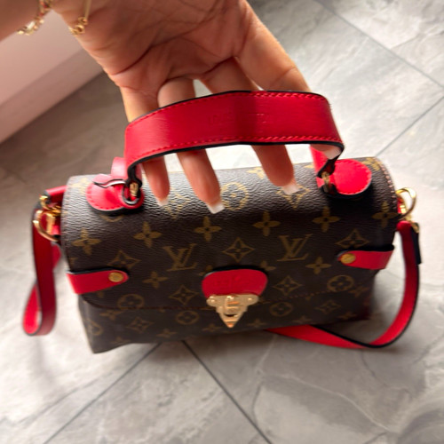 Kunst leder schultertasche - leder,