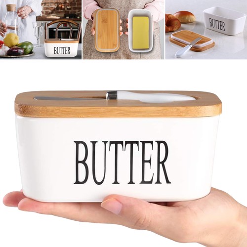 Butterdose mit holzdeckel - mit,