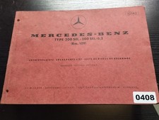 408 Mercedes Benz Ersatzteilliste 300 SEL - 300 SEL 6.3 03/1968 10143