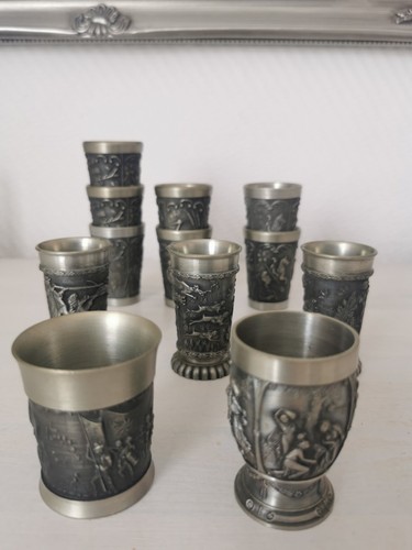 Konvolut zinnbecher 95 - zinnbecher, 95%