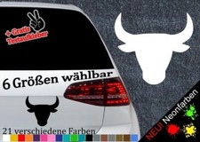 Stier Kopf Aufkleber -6
