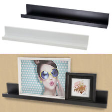 Bilderleiste Schwarz / Weiß 58cm Foto Leiste Brett Regal Board Wandboard Deko