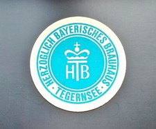 Ein älterer Bierdeckel ___/#|O|#___ "Herzoglich Bayerisches Brauhaus Tegernsee"