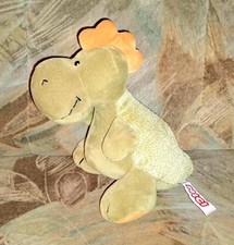 Nici Vintage Kuscheltier Dinosaurier Dino grün TOP! 15 cm