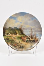 Tirschenreuth Sammelteller H.E. Feldkamp - Küstenimpressionen - Fischer auf der 