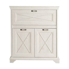 Barkommode - Pinie weiß - 123