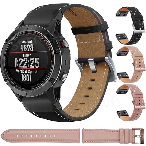 Leder armband für garmin - leder,
