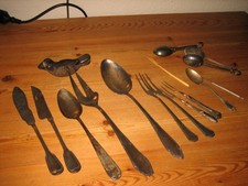 Altes Besteck Konvolut aus Nachlass