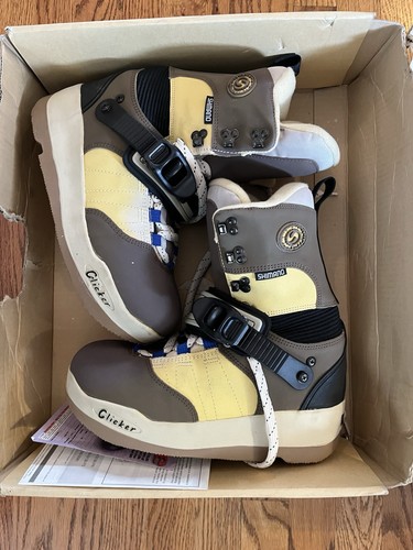 Clicker snowboard boot size - k2,