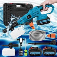 4200W 300bar Elektro Hochdruckreiniger Flächenreiniger Dampfstrahler 6IN1 2 Akku