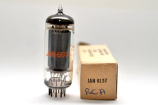 Vintage MIL spec RCA JAN 6197 Radio Audio Endstufe-Röhre / Vacuum Tube, USA, NOS
