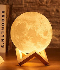 3D Moon Galaxy Lamp Moonlight