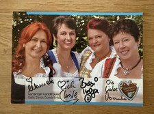 Dahoam is Dahoam  - Originalautogramm - Lansinger Landfrauen