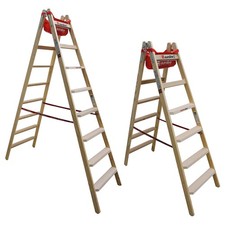 Euroline Holz Stufenstehleiter