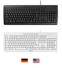 CHERRY STREAM 3.0 Keyboard USB Tastatur leise ergonomisch spritzwassergeschützt