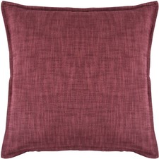 PAD Deko Kissen Hülle REFLEX 100% Baumwolle bordeaux 50x50 cm 2er Set