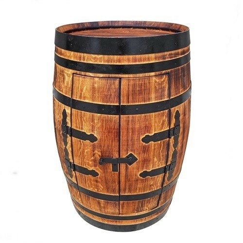 Holztisch aus eichenfass mit - aus,