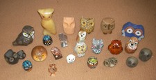 Eulen Sammlung (23 Figuren)