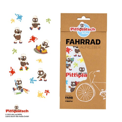 Pittiplatsch fahrrad aufkleber - pittiplatsch,