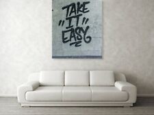 Urban Typografie Street Art XXL150x100 Leinwand Pop Art/Malerei/Druck/Bild/Loft